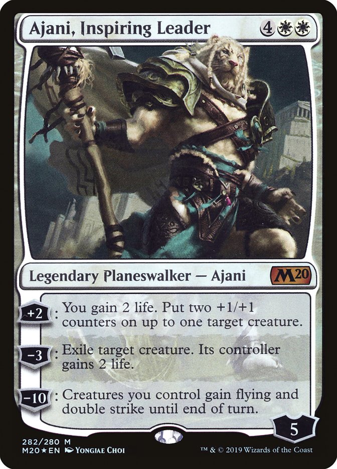Ajani, Inspiring Leader (Core Set 2020)  - Foil | Good Games North