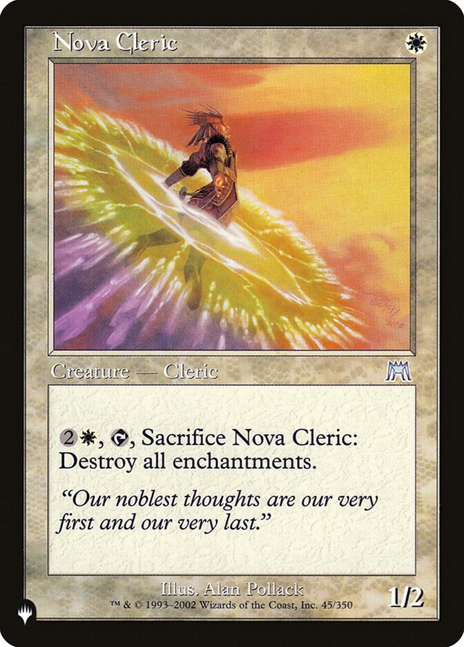 Nova Cleric [The List] | Good Games North