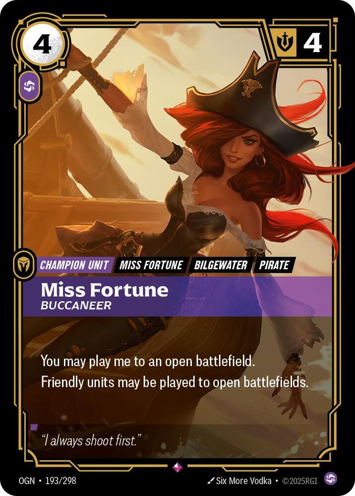 Miss Fortune Buccaneer (Origins)  - Foil | Good Games North