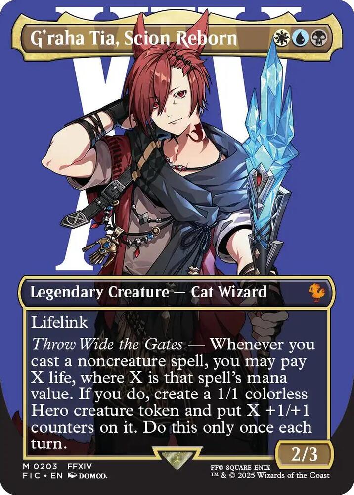 Graha Tia Scion Reborn Borderless (Commander: FINAL FANTASY)  | Good Games North