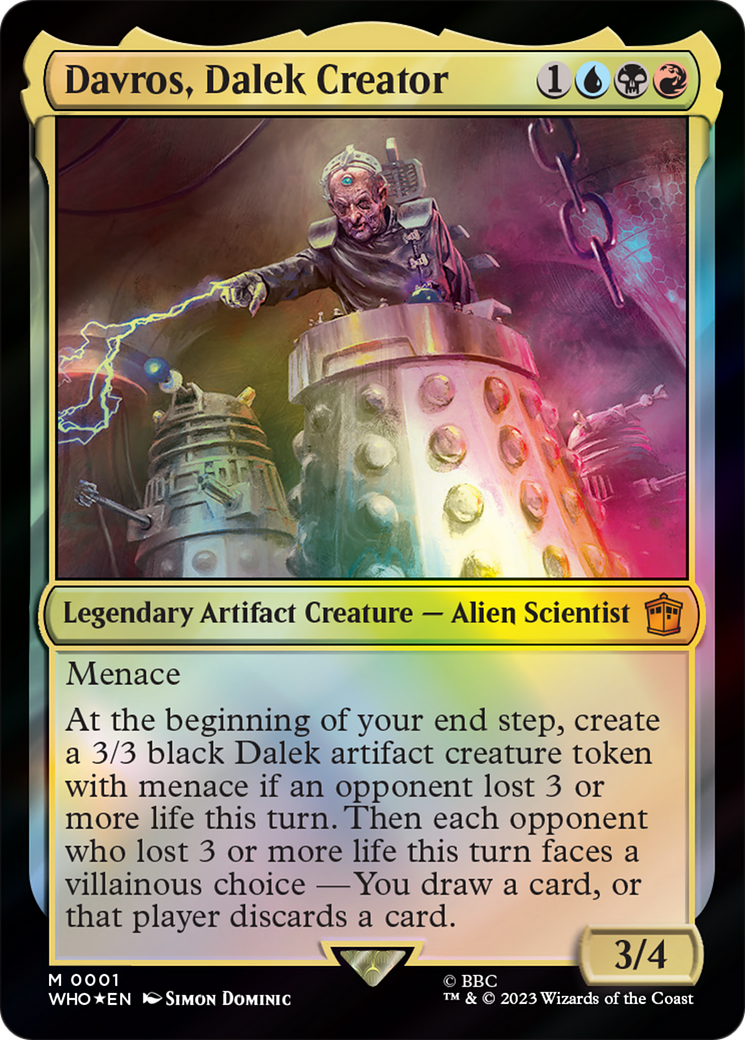 Davros, Dalek Creator [Doctor Who] | Good Games North