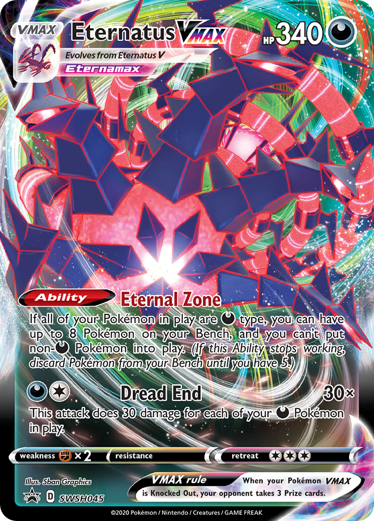 Eternatus VMAX (SWSH045) (Jumbo Card) [Sword & Shield: Black Star Promos] | Good Games North