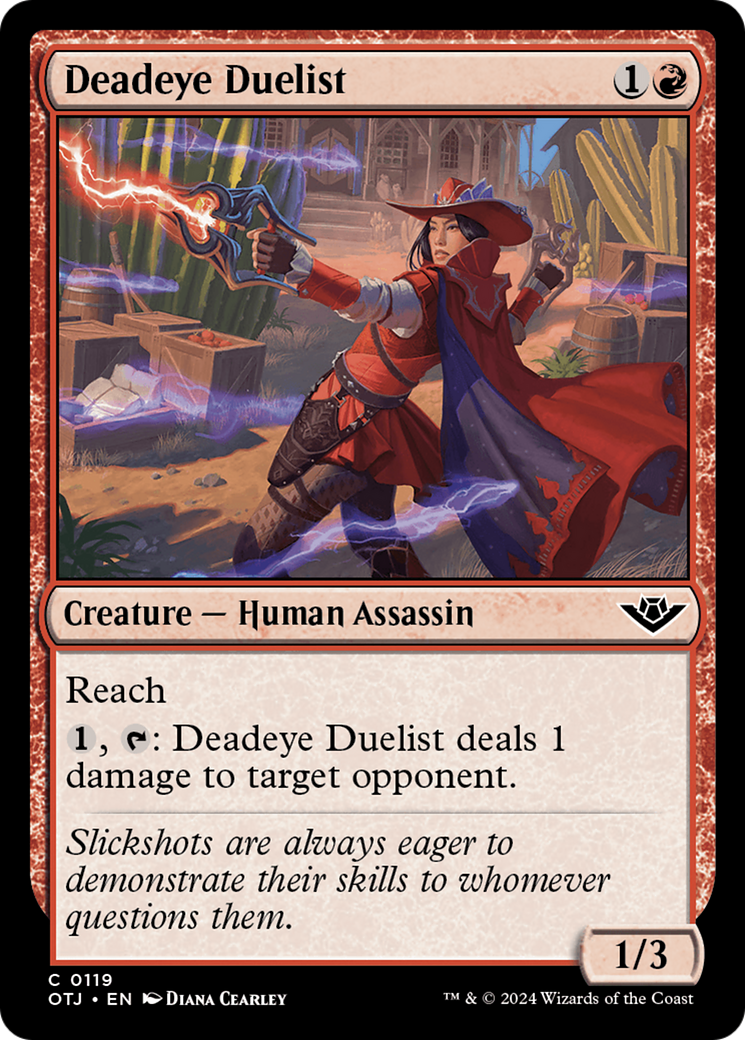 Deadeye Duelist [Outlaws of Thunder Junction] | Good Games North