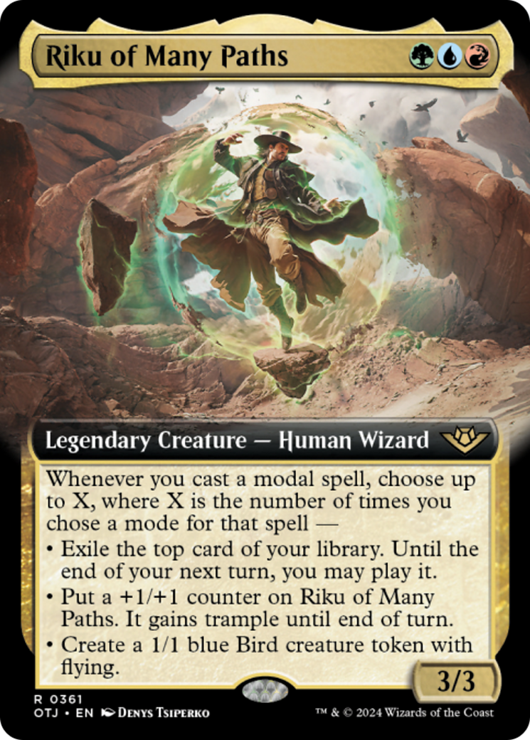 Riku of Many Paths (Extended Art) [Outlaws of Thunder Junction] | Good Games North