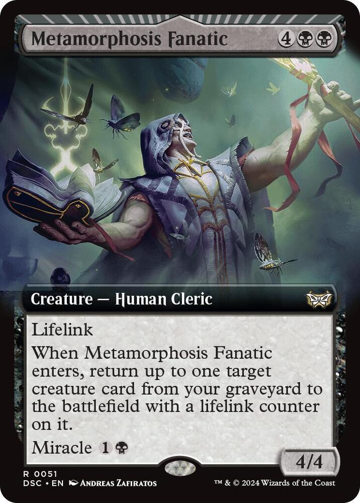 Metamorphosis Fanatic Extended Art (Commander: Duskmourn: House of Horror)  | Good Games North