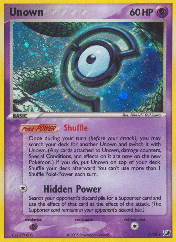 Unown (C) (C/28) [EX: Unseen Forces] | Good Games North