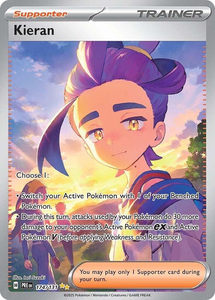 Kieran (174/131) [Scarlet & Violet: Prismatic Evolutions] | Good Games North