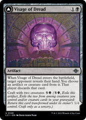 Visage of Dread // Dread Osseosaur [The Lost Caverns of Ixalan] | Good Games North