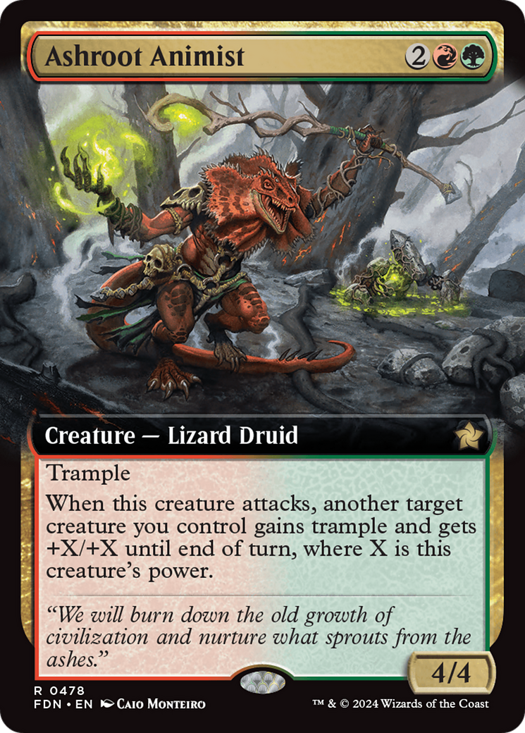 Ashroot Animist (Extended Art) [Foundations] | Good Games North