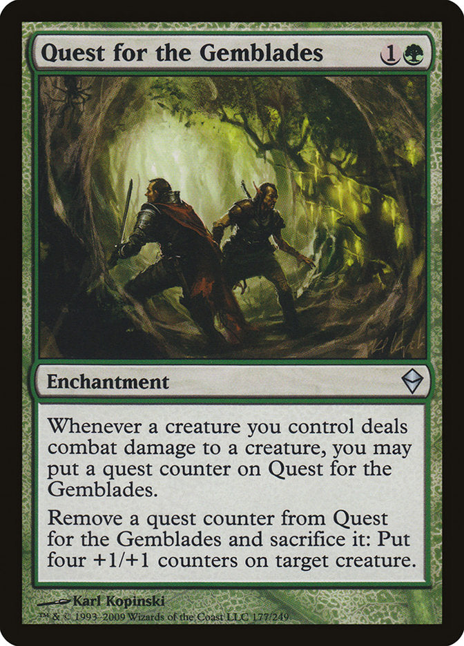 Quest for the Gemblades 177/249 (Zendikar)  | Good Games North