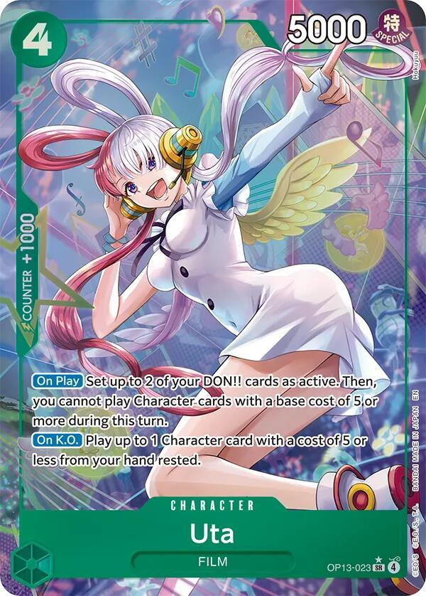 Uta OP13-023 (Carrying On His Will)  - Alternate Art Foil | Good Games North