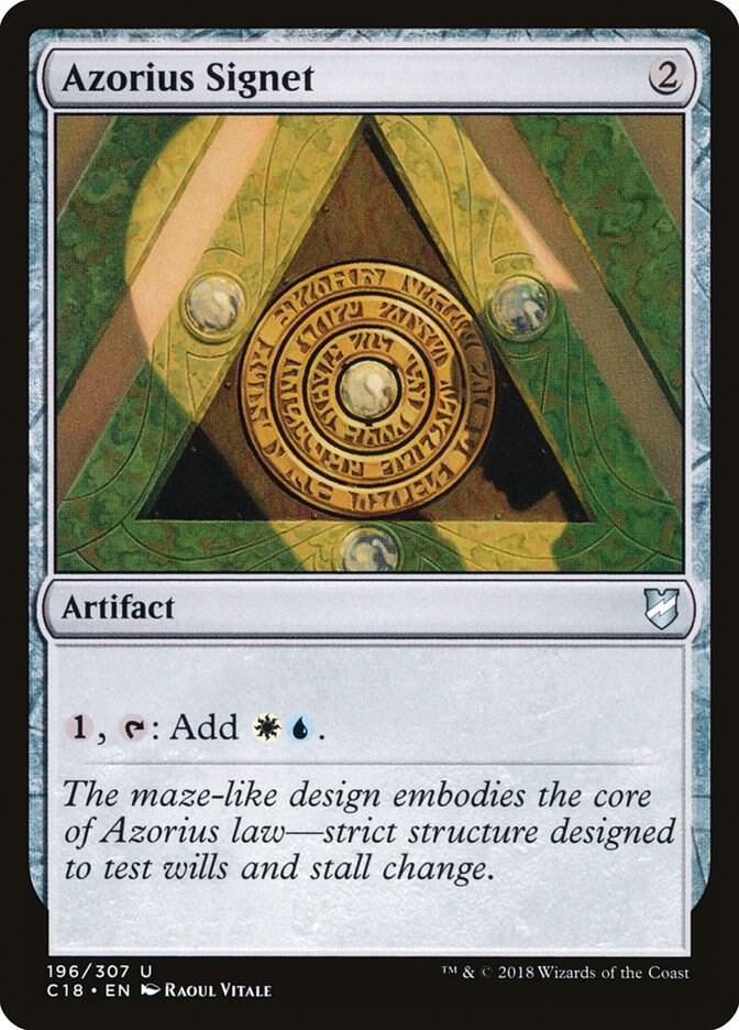 Azorius Signet 196/307 (Commander 2018)  | Good Games North