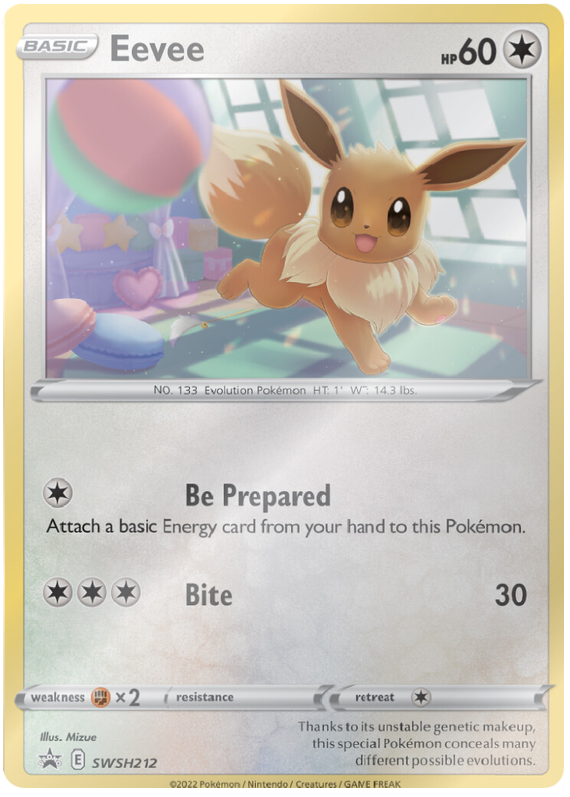 Eevee (SWSH212) [Sword & Shield: Black Star Promos] | Good Games North