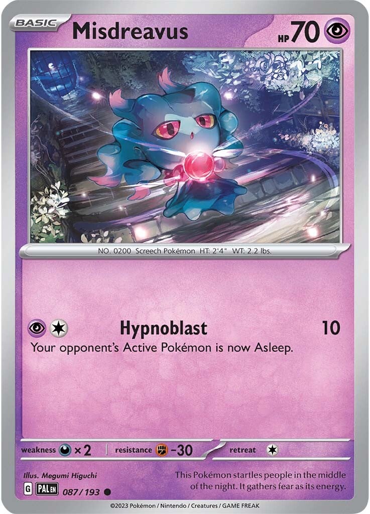Misdreavus (087/193) [Scarlet & Violet: Paldea Evolved] | Good Games North