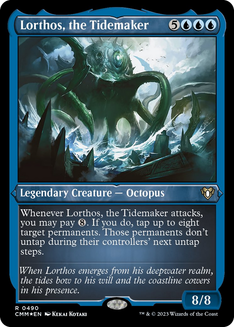Lorthos, the Tidemaker (Foil Etched) [Commander Masters] | Good Games North