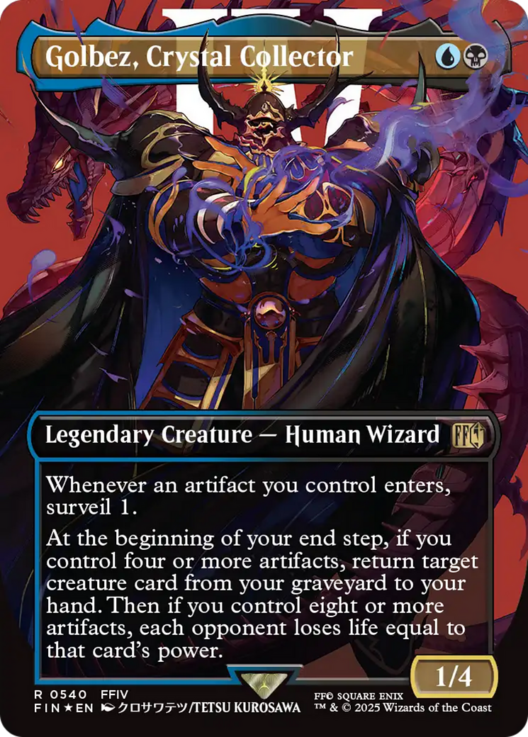 Golbez, Crystal Collector (Borderless) (Surge Foil) [FINAL FANTASY] | Good Games North