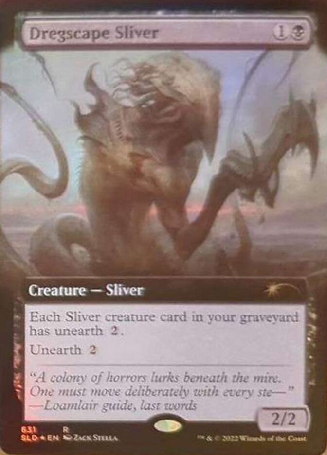 Dregscape Sliver (Extended Art) [Secret Lair Drop Promos] | Good Games North