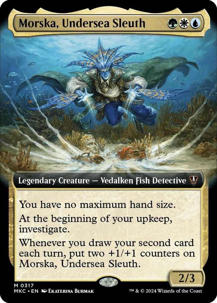 Morska, Undersea Sleuth 317/311 (Commander: Murders at Karlov Manor)  - Extended Art Foil | Good Games North