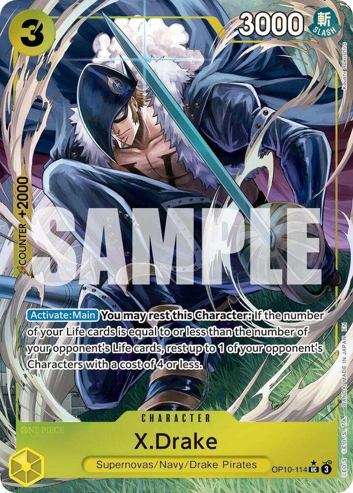 X.Drake OP10-114 (Premium Booster -The Best- Vol. 2)  - Alternate Art Foil | Good Games North