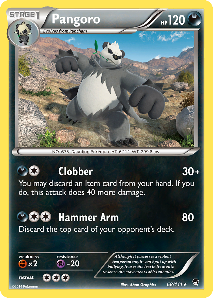Pangoro (68/111) [XY: Furious Fists] | Good Games North
