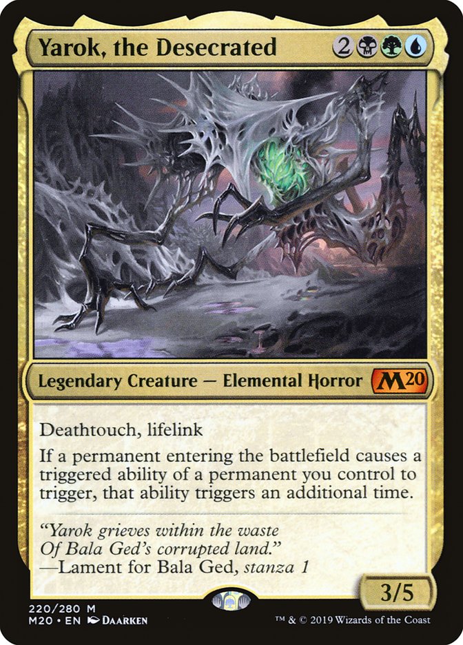 Yarok, the Desecrated (Core Set 2020)  | Good Games North