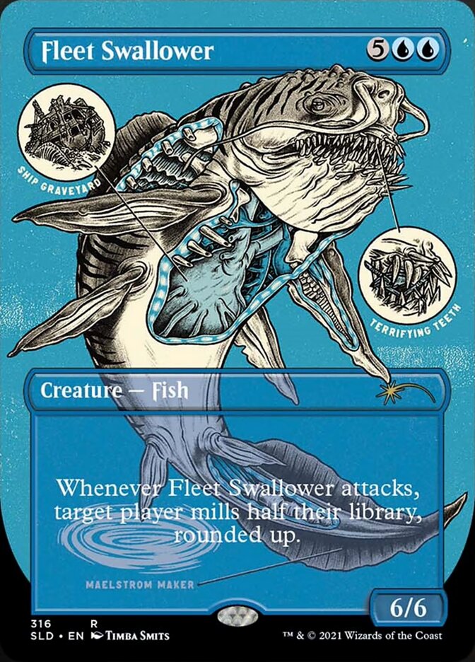 Fleet Swallower (Borderless Foil Etched) [Secret Lair Drop Series] | Good Games North