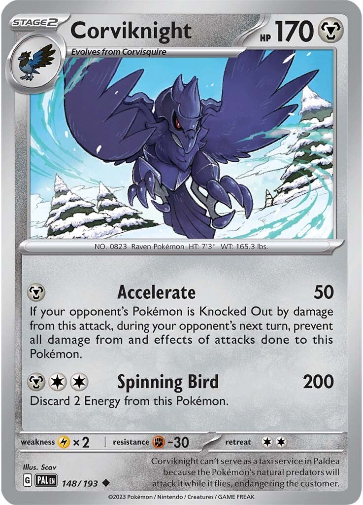 Corviknight (148/193) [Scarlet & Violet: Paldea Evolved] | Good Games North