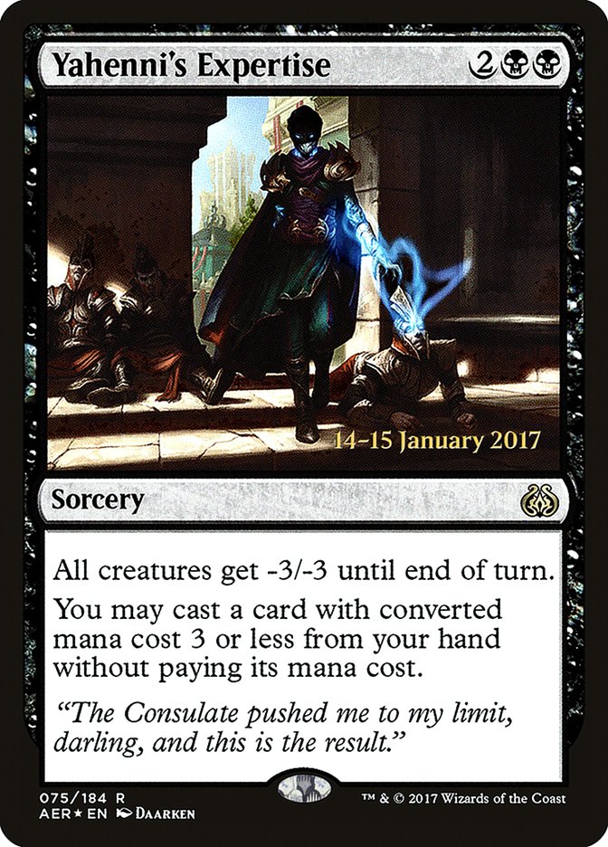 Yahenni's Expertise [Aether Revolt Prerelease Promos] | Good Games North