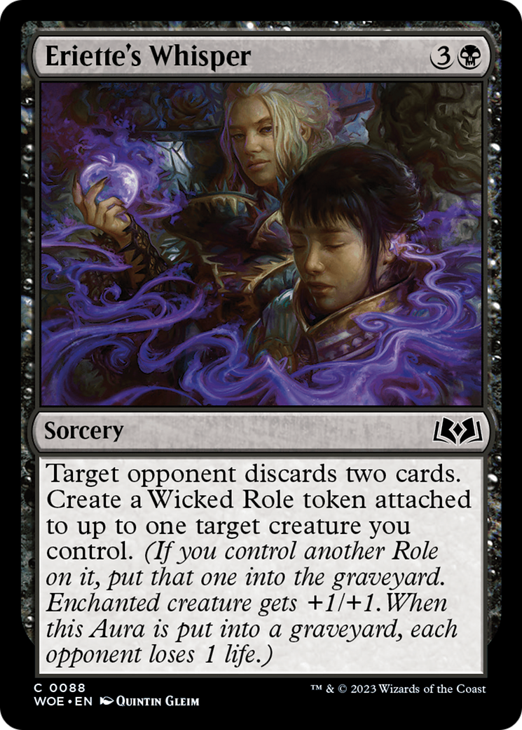 Eriette's Whisper [Wilds of Eldraine] | Good Games North