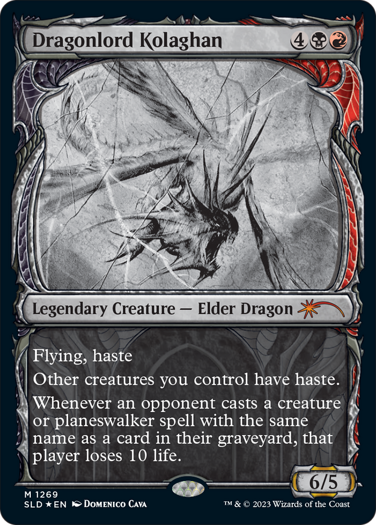 Dragonlord Kolaghan (Halo Foil) [Secret Lair Drop Series] | Good Games North