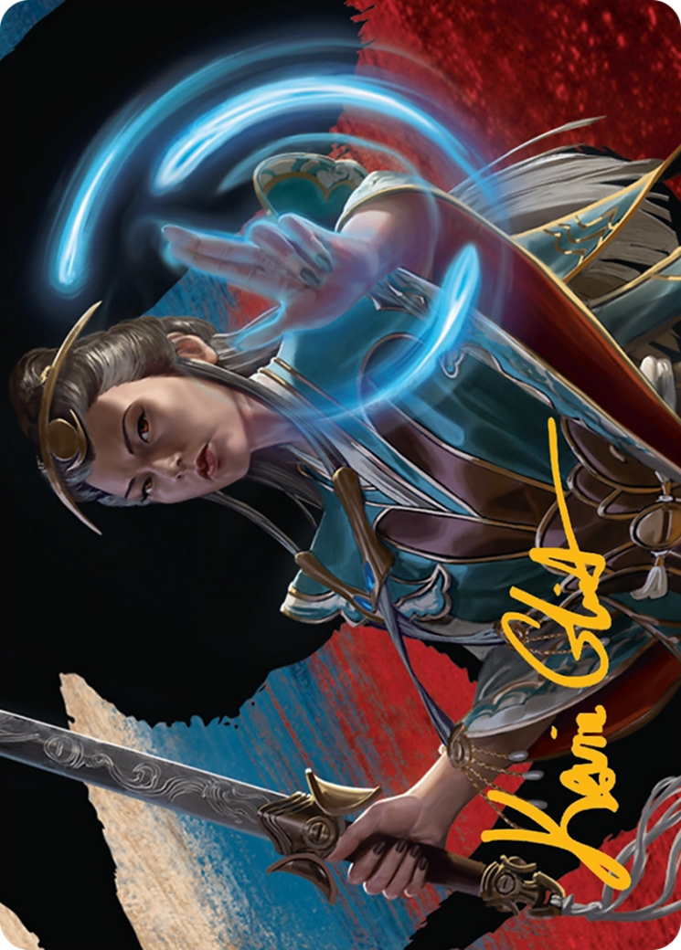Narset, Jeskai Waymaster Art Card (44/54) [Tarkir: Dragonstorm Art Series] | Good Games North