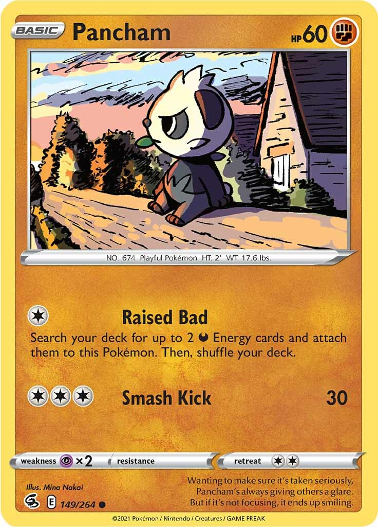 Pancham (149/264) [Sword & Shield: Fusion Strike] | Good Games North