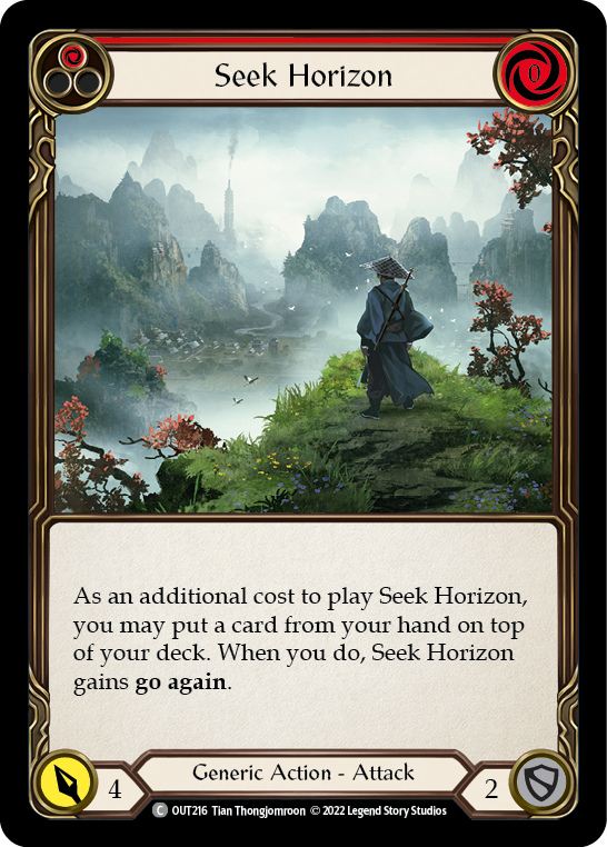 Seek Horizon (Red) [OUT216] (Outsiders) | Good Games North