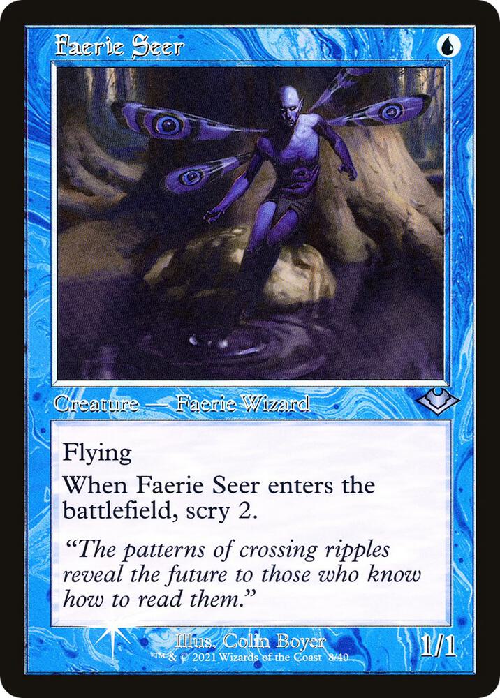 Faerie Seer Retro Frame (Modern Horizons)  - Foil | Good Games North