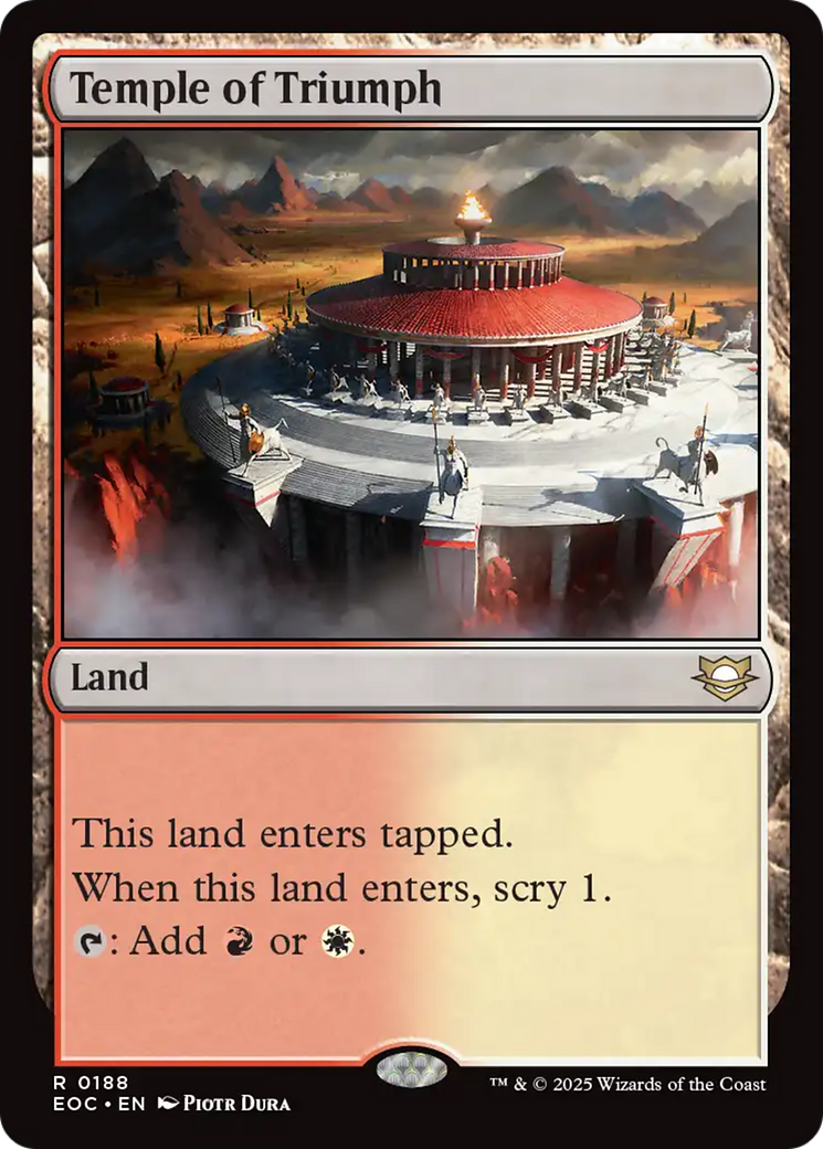 Temple of Triumph [Edge of Eternities Commander] | Good Games North