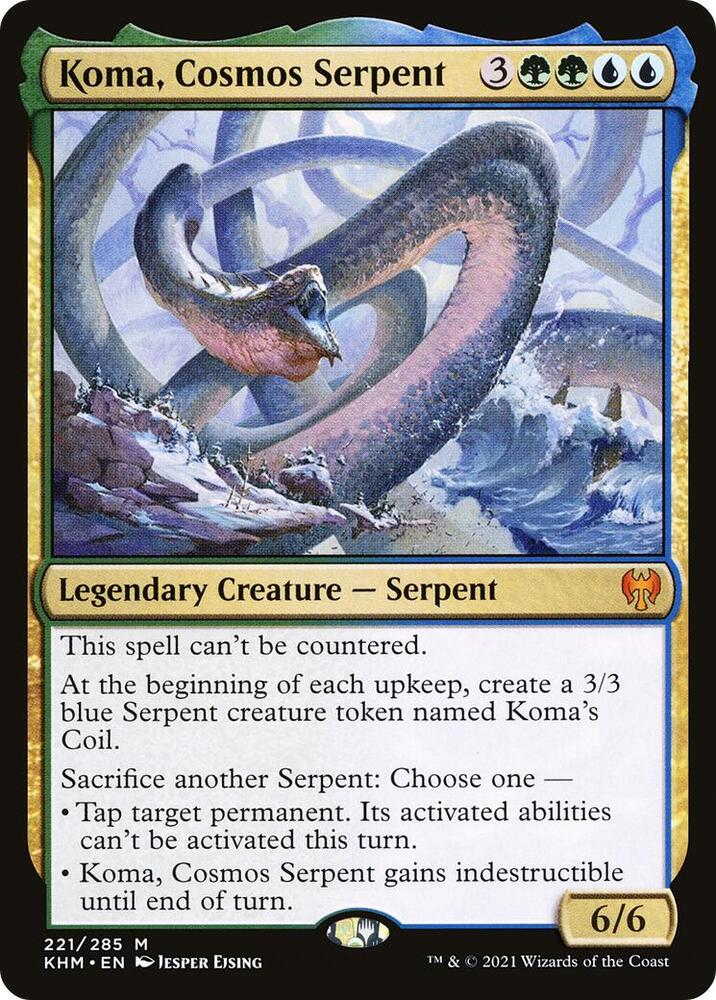 Koma, Cosmos Serpent 221 (Kaldheim)  | Good Games North