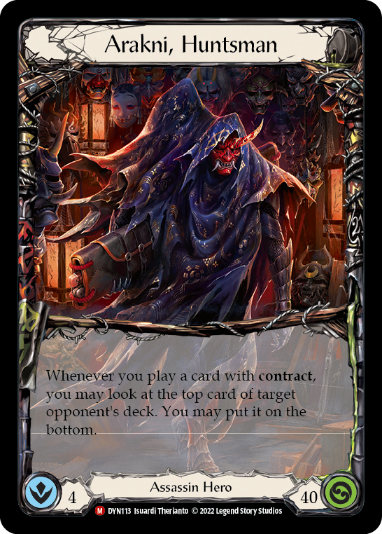 Arakni, Huntsman [DYN113] (Dynasty)  Rainbow Foil | Good Games North