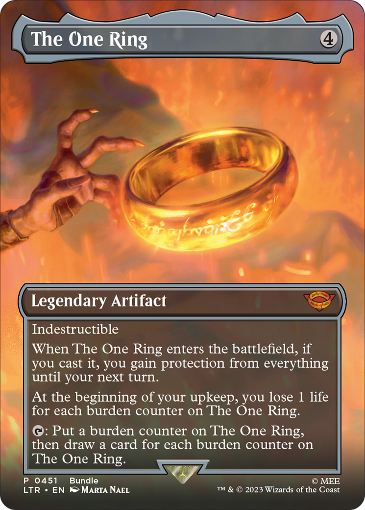 The One Ring (Borderless Alternate Art) [The Lord of the Rings: Tales of Middle-Earth] | Good Games North