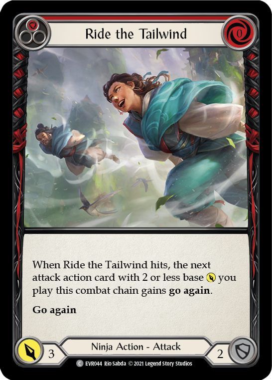 Ride the Tailwind (Red) [EVR044] (Everfest)  1st Edition Normal | Good Games North