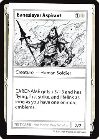 Baneslayer Aspirant (2021 Edition) [Mystery Booster Playtest Cards] | Good Games North