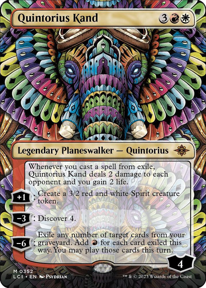 Quintorius Kand 0352 Borderless (The Lost Caverns of Ixalan)  - Foil | Good Games North
