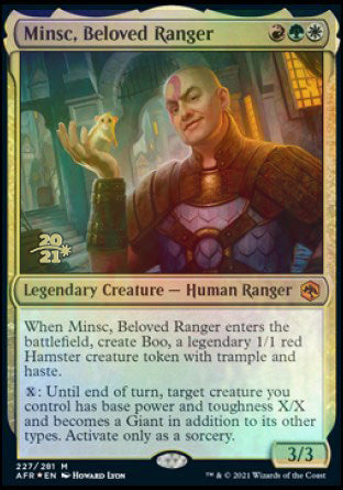 Minsc, Beloved Ranger [Dungeons & Dragons: Adventures in the Forgotten Realms Prerelease Promos] | Good Games North