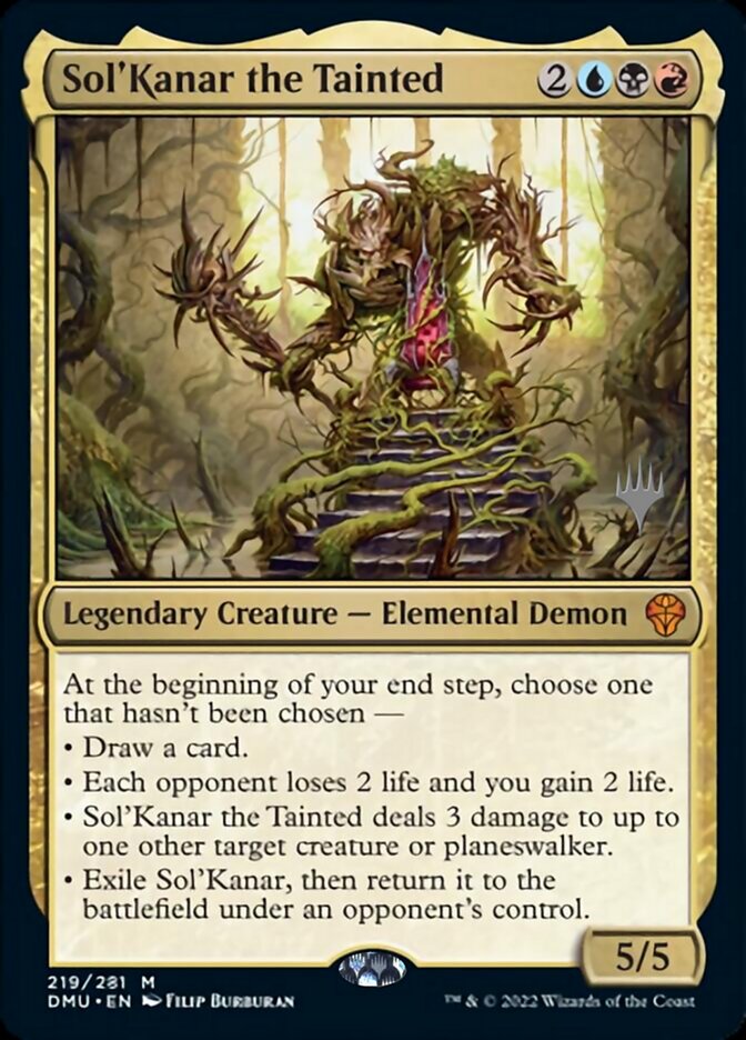 Sol'Kanar the Tainted (Promo Pack) [Dominaria United Promos] | Good Games North