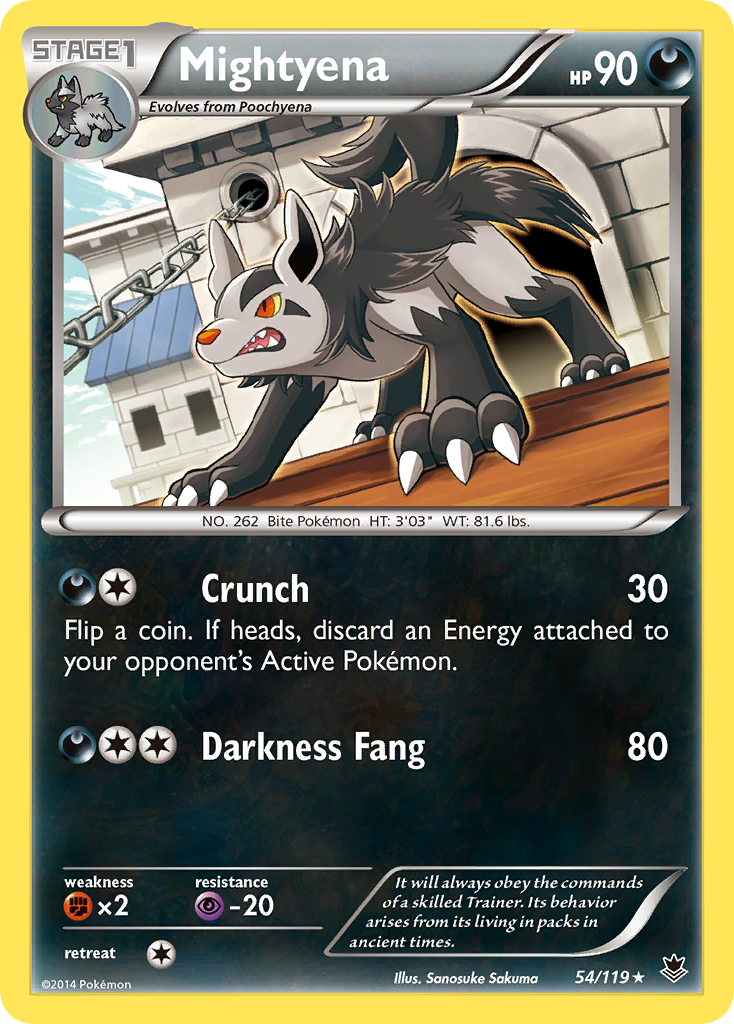 Mightyena (54/119) [XY: Phantom Forces] | Good Games North