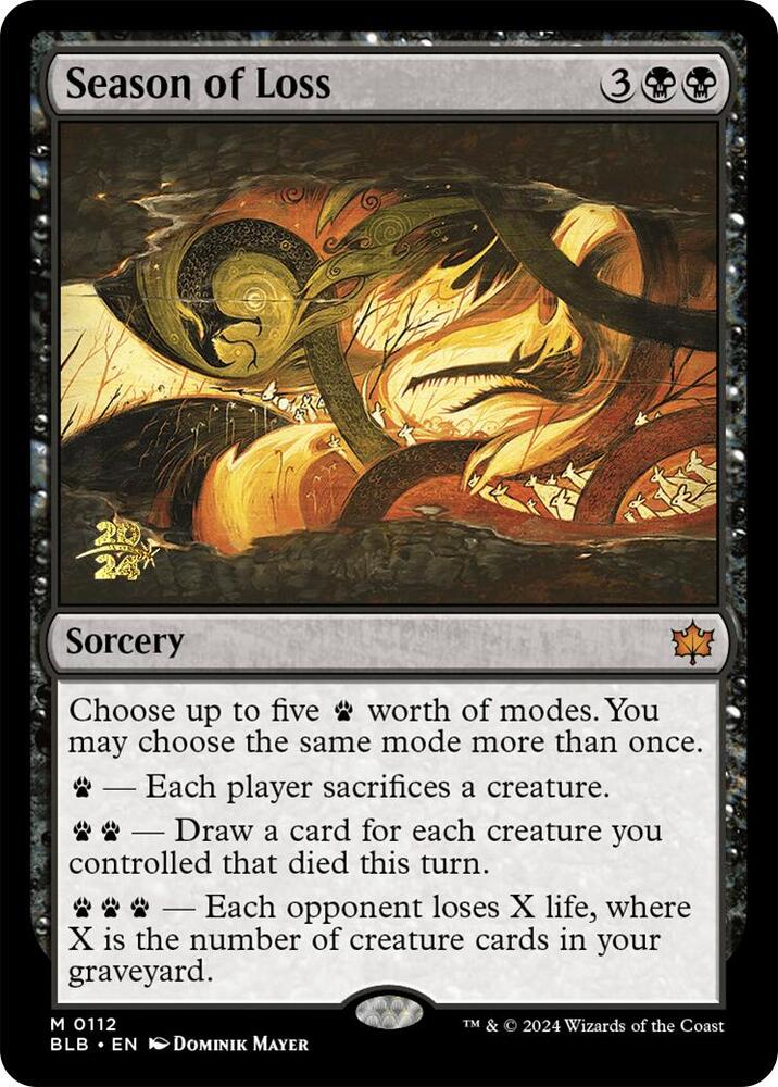 Season of Loss (Prerelease Cards)  - Foil | Good Games North