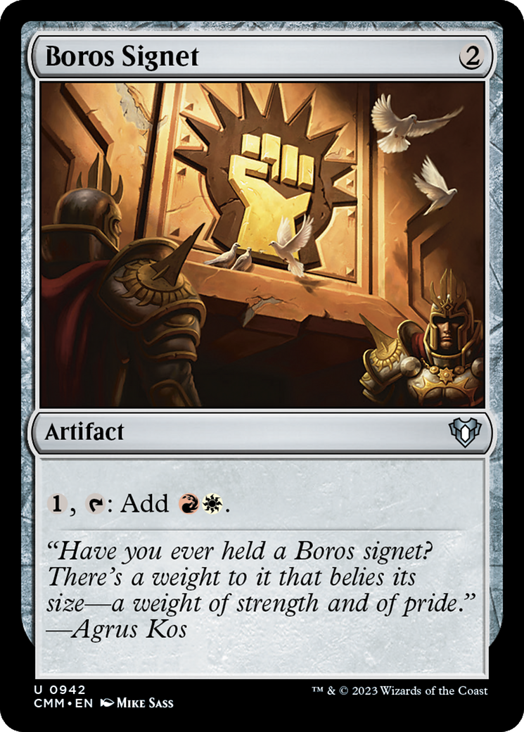 Boros Signet [Commander Masters] | Good Games North