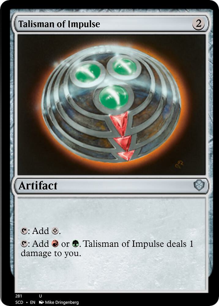 Talisman of Impulse (Starter Commander Decks)  | Good Games North