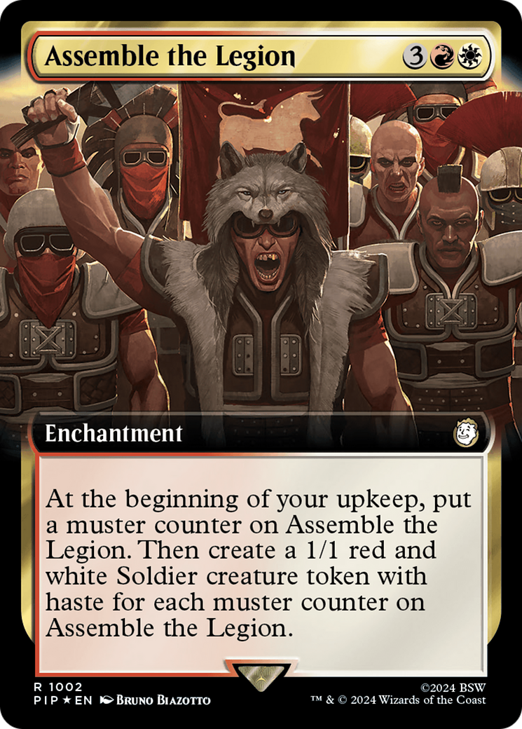 Assemble the Legion (Extended Art) (Surge Foil) [Fallout] | Good Games North