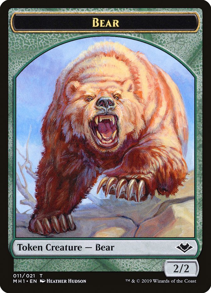 Illusion // Bear Double-Sided Token [Modern Horizons Tokens] | Good Games North