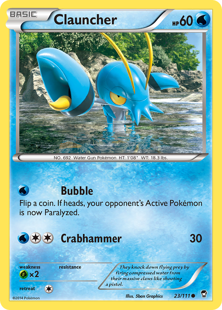 Clauncher (23/111) [XY: Furious Fists] | Good Games North
